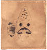 Mérou, 2015, broux de noix feutre et stylo bille sur papier Velin, 20x21 cm