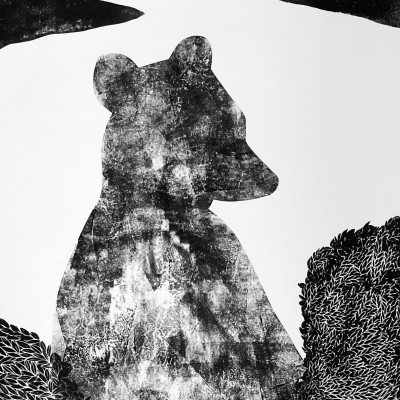 Ours, monotype, 50x70cm