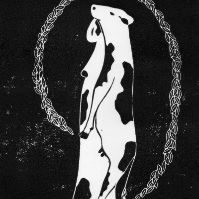 Peau de vache, format 21x30 cm